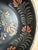 Black Vintage Rare Pennsylvania Dutch Hand Painted Classic Black Wooden Bowl Signed 12" For Sale - Image 8 of 10