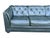 Dark Green Vintage Dark Green Leather English Club Sofa With Tufted Back & Rich Patina For Sale - Image 8 of 10