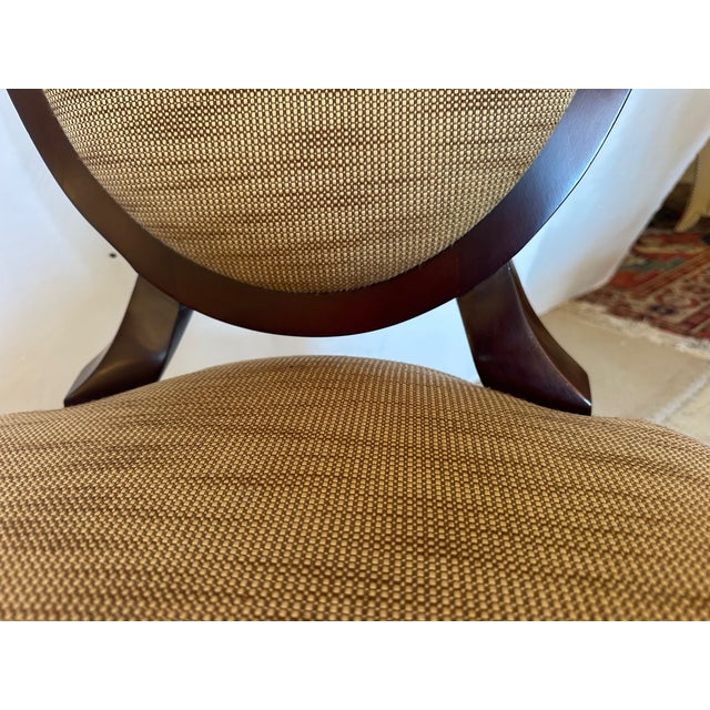 Oval X Barbara Barry Dining Chairs for Baker -Set of 8 For Sale - Image 9 of 16