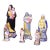 19th Century French Quimper Faience Virgin Mary and St. Anne Figures, Set of Six For Sale