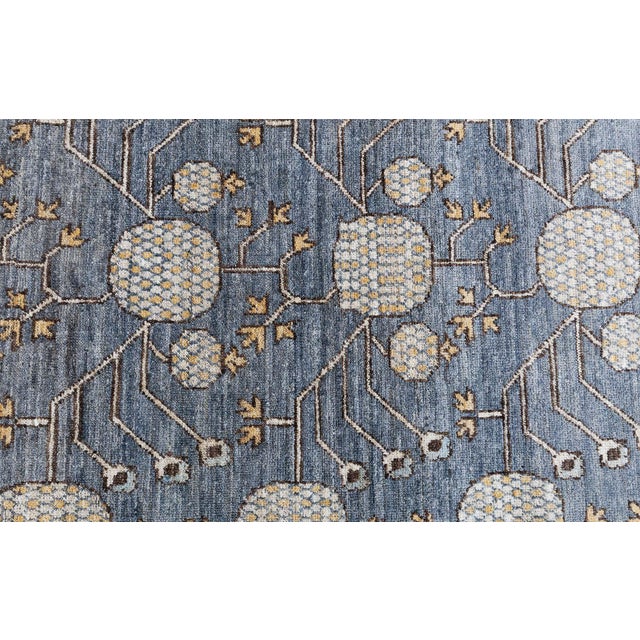Traditional Contemporary Samarkand Ivory Rug Blossom" by Doris Leslie Blau For Sale - Image 4 of 9