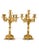 French Louis XV Style Bronze Candelabras - a Pair For Sale - Image 3 of 3