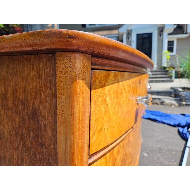 Stewartstown Furniture Company 1910s Federal Style Birdseye Maple Chest of Drawers For Sale - Image 4 of 14