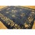 Navy Blue Navy Blue Vase Floral Deco 1920s Antique Chinese Peking Room Size Knotted Rug For Sale - Image 8 of 10