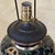 Dark Green Vintage Japanese Satsuma Moriage Porcelain Table Lamp With Buddhist Immortals For Sale - Image 8 of 18