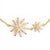 Contemporary Stellar Star Gold & Diamond Chain Bracelet For Sale - Image 3 of 7