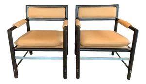 Edward Wormley for Dunbar Armchairs, Pair
