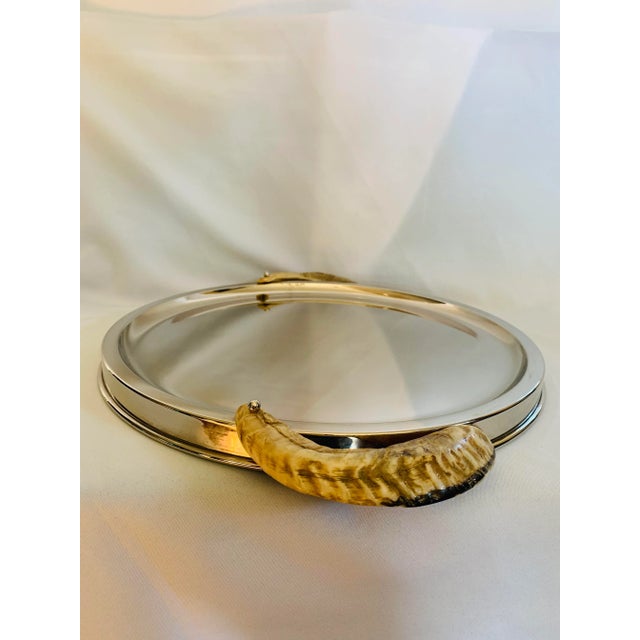 Ravarini Castoldi Rare & Ravishing Horn Handle Tray This Vintage Tray by Ravarini Castoldi 1867 Italy is not only rare and...