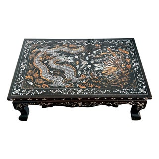 Musuem Quality Antique Korean Table with superb Inlay Joseon Dynasty For Sale