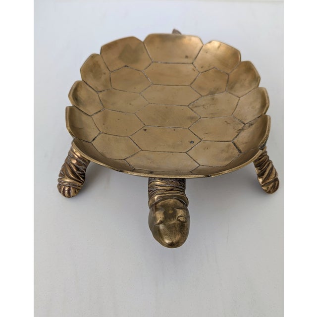 1970s Brass Turtle Tortoise Valet For Sale In San Francisco - Image 6 of 8