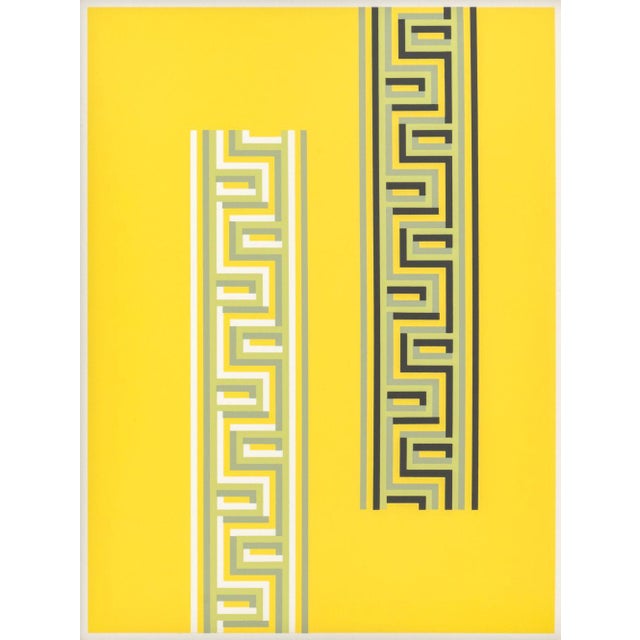 Contemporary Josef Albers "The Interaction of Color Plate Xiii-2" Screenprint, 1973 For Sale - Image 3 of 7