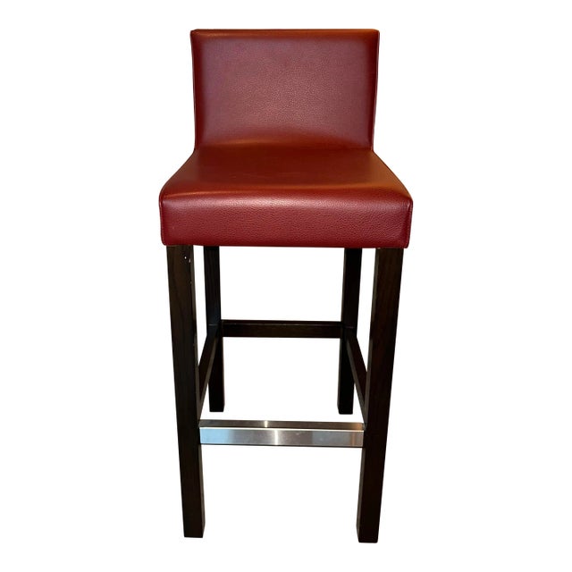 Delta Furniture Red Bar Stool Chairish