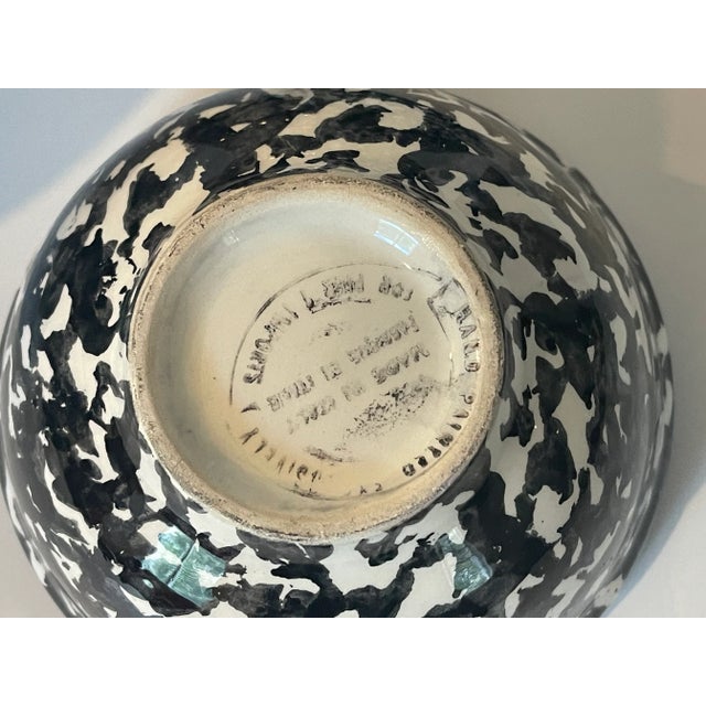 Ceramic Mid 20 C Century Italian Roma Spattered Spongewear Ceramic Bowls Set Handpainted - Set of 5 For Sale - Image 7 of 8
