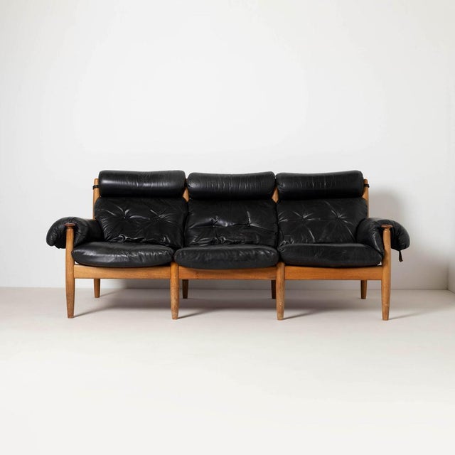 Brazilian Style Three-Seater Sofa by Eric Merthen for Ire Möbler, Sweden, 1960s For Sale - Image 9 of 9
