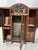 Very pretty Art Deco sideboard in solid walnut Central section with a projecting section forming a display cabinet...