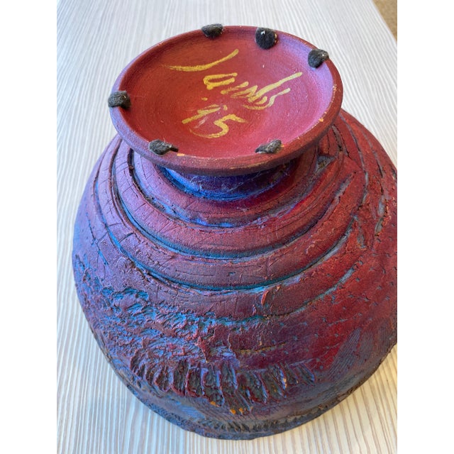 Organic Pottery Bowl For Sale In Greensboro - Image 6 of 9