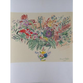 Raoul Dufy, Country Bouquet, Original Lithograph For Sale