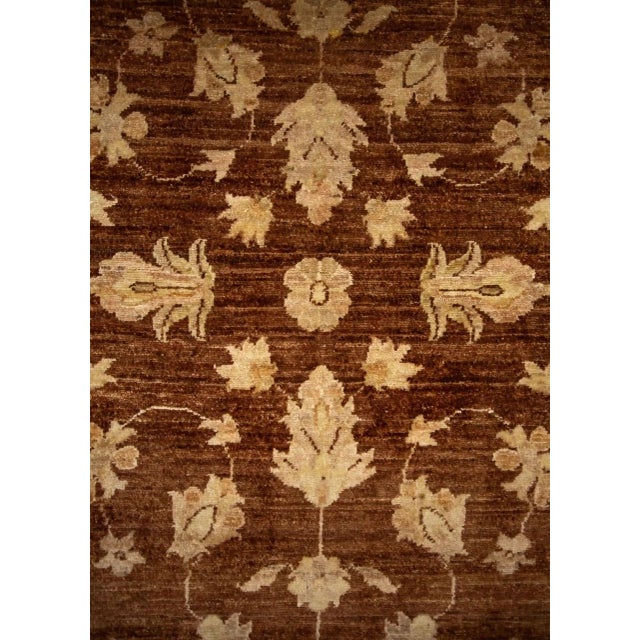 Hand-Knotted Ziegler Rug in Wool For Sale - Image 4 of 11