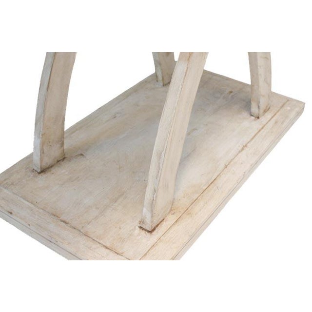 Console Table With Elegant Crossing Leg Pattern For Sale - Image 10 of 10