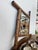 Brown Vintage French Petite Faux Bamboo Beveled Wall Mirror For Sale - Image 8 of 12