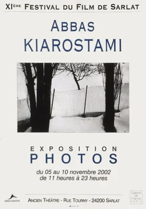2002 Abbas Kiarostami Sarlat Film Festival Poster