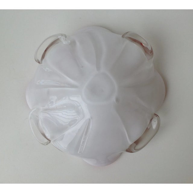 Italian Murano Large Sommerso Triple Cased Bowl For Sale - Image 11 of 11