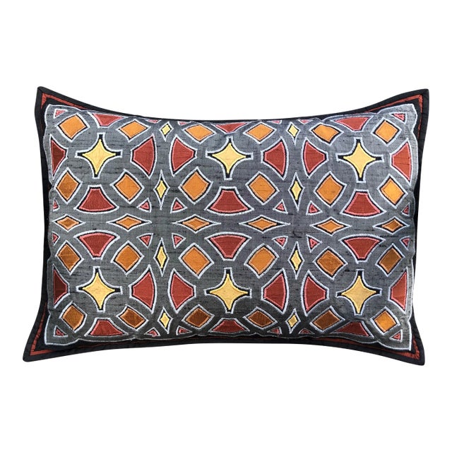 Machine Appliqued Pillow For Sale