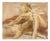 Evelyne Luez, Nude Man and a Woman Lying Down, Oil Painting on Canvas For Sale