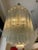 Metal Tronchi Chandelier in Murano Glass with Brass Frame by Venini, 1960s For Sale - Image 7 of 10