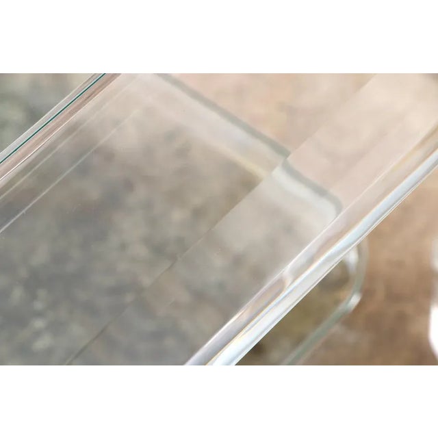 1970s French Coffee Table in Acrylic Glass from Maison Roméo, 1970s For Sale - Image 5 of 12
