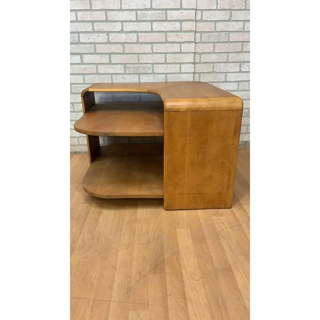 Mid 20th Century Mid Century Modern Heywood Wakefield Side Table For Sale - Image 5 of 8