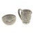 Mid 20th Century Waterford Crystal Sugar Bowl and Creamer Set For Sale