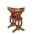 Antique French Flame Mahogany, Birds Eye Maple and Ormolu Serving Table C1920 Measures - 34"H x 35.75"W x 18"D