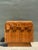 Wood Vintage Brutalist Geometric Wood Cabinet For Sale - Image 7 of 14