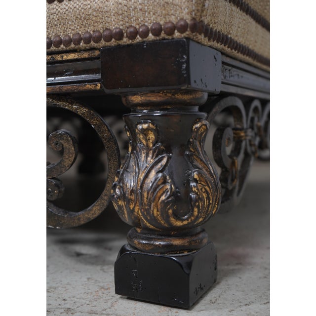 2010s Marge Carson Continental Style Upholstered Sofa For Sale - Image 5 of 12