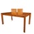 Brown 1980s Drexel Heritage Compatibles I Mid Century Modern Extendable Dining Table W/ 2 Leaves For Sale - Image 8 of 11