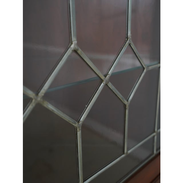 Stickley Arts & Crafts Mission Cherry Corner Cabinet For Sale - Image 13 of 16