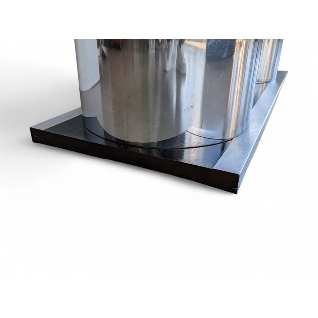 Vintage Rectangular Smoked Glass Coffee Table by Francois Monnet, 1970s For Sale - Image 4 of 10