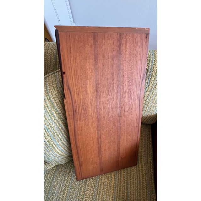 Mid Century Modern Walnut Sofa For Sale - Image 10 of 12