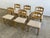 Danish Razorblade Dining Chairs by Henning Kjærnulf for E.G. Møbler, 1960s, Set of 6 For Sale - Image 11 of 11