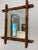 Chinoiserie Antique Faux Bamboo Mirror For Sale - Image 3 of 7