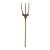 Large 19th Century American Primitive Folk Art Sculptural Hay Fork For Sale