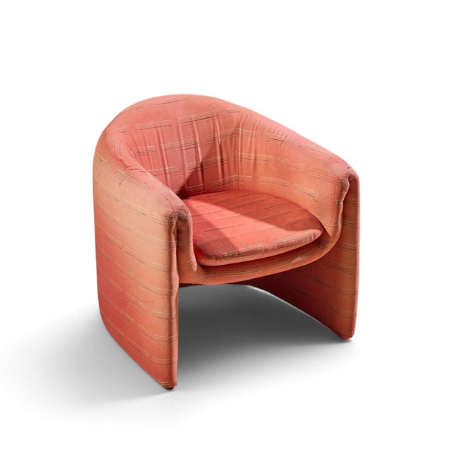 Vladimir Kagan for Preview Mid Century Lounge Chairs - Pair For Sale - Image 12 of 12