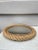 Mid-Century Modern Midcentury Round Rope Mirror Adrien Audoux and Frida Minet For Sale - Image 3 of 7