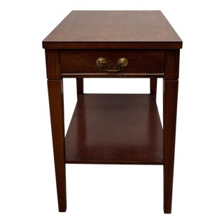 Vintage Mersman Federal Style Mahogany Side Table For Sale