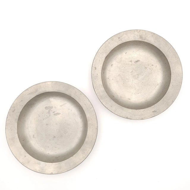 Pair of Pewter Plates, 18th or 19th Century For Sale - Image 9 of 9