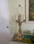 1970s 1960s Stiffel 4 Bulb Torchiere Candelabra Lamp With Shade For Sale - Image 5 of 5