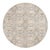Amber Lewis x Loloi Zuma Silver / Multi 3'-0" x 3'-0" Round Accent Rug For Sale