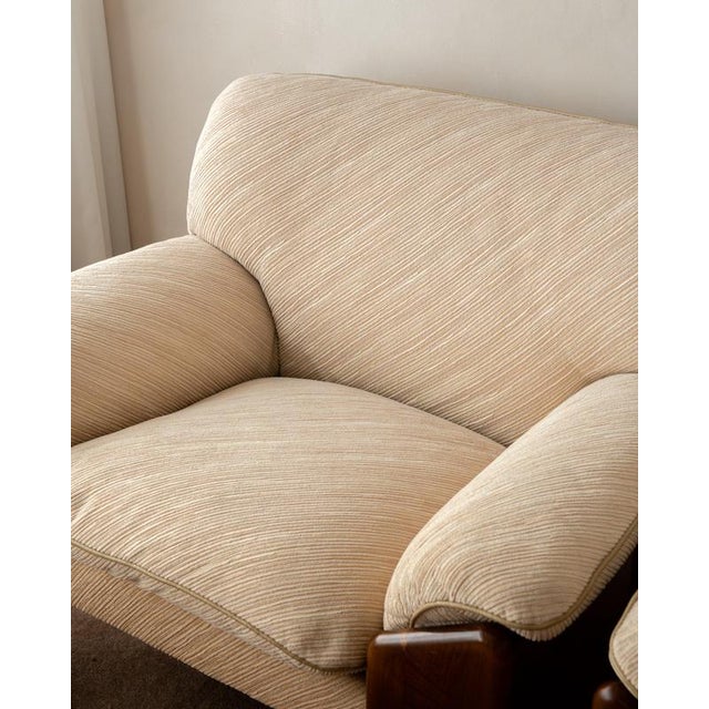 Textile Sapporo Lounge Chair by Mario Marenco for Mobil Girgi, 1970s For Sale - Image 7 of 18