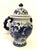 Chinoiserie Blue and White Ceramic Porcelain Ginger Jar with Lid and Handles VTG Excellent like new condition. It is...